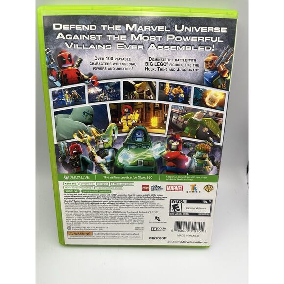 LEGO Marvel Super Heroes Microsoft Xbox 360 Video Game Complete - Picture 6 of 10